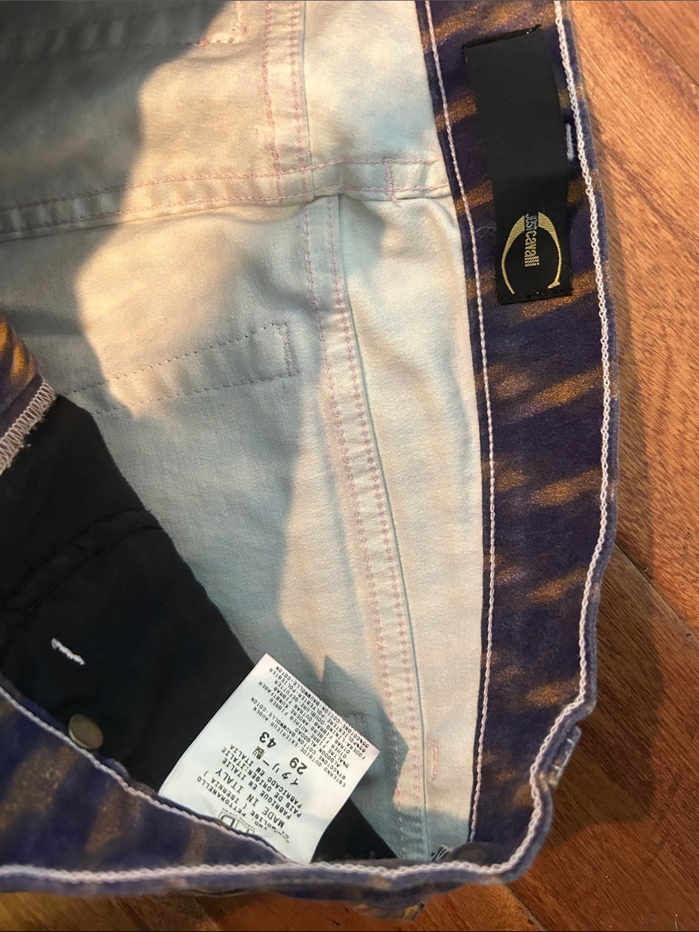 NWT Just Cavalli Neon
Psychedelic Pants Size 29 - Picture 6 of 11